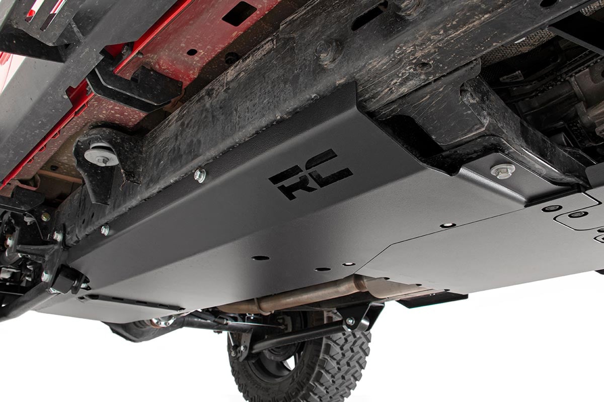 Rough Country Engine T Case Gas Tank Skid Plate System fits 18-20 JL Unlimited 10608