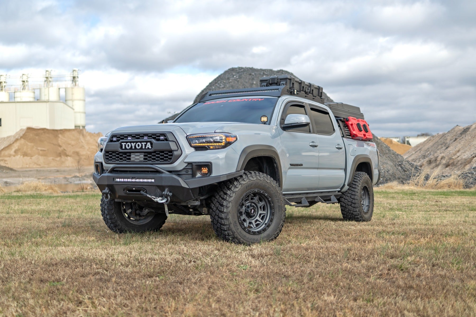 Rough Country LED Light Ditch Mount Black Series 3.5" Amber DRL Tacoma 16-23 71085