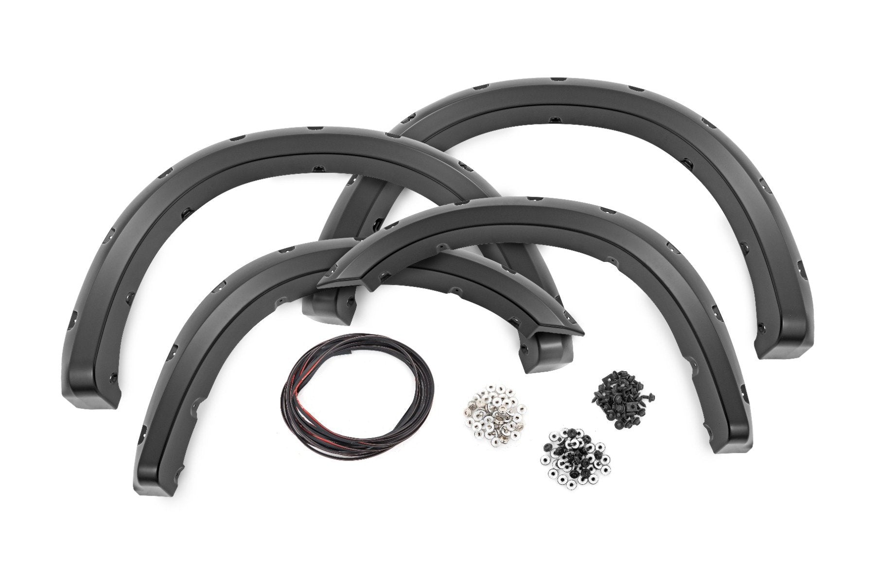 Rough Country Pocket Fender Flares | PAS Steel Storm | for Ram 2500/3500 19-26 F-D10917A-PAS