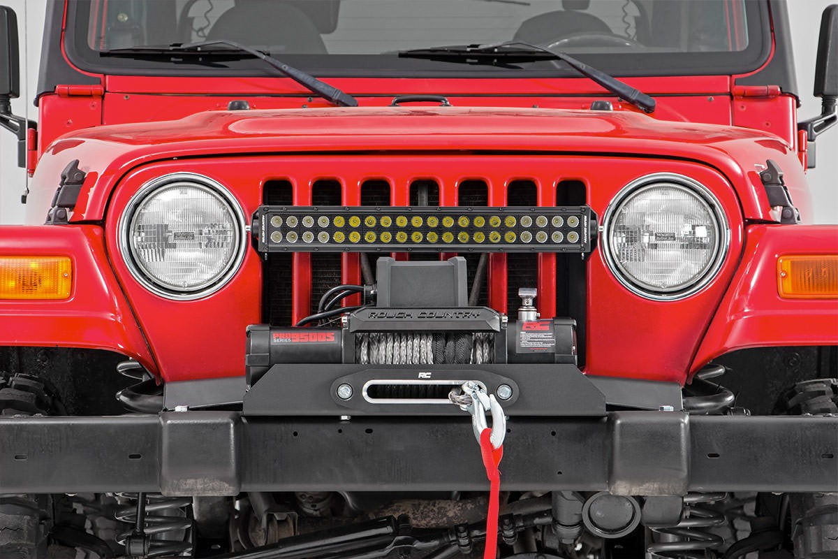 Rough Country Jeep Winch Mounting Plate 87-06 Wrangler YJ/TJ 1189