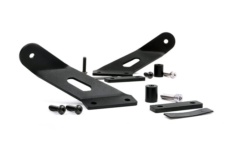 Rough Country 20-inch LED Hood Mounts Jeep Wrangler JK 07-18 (NO Lights) 70533