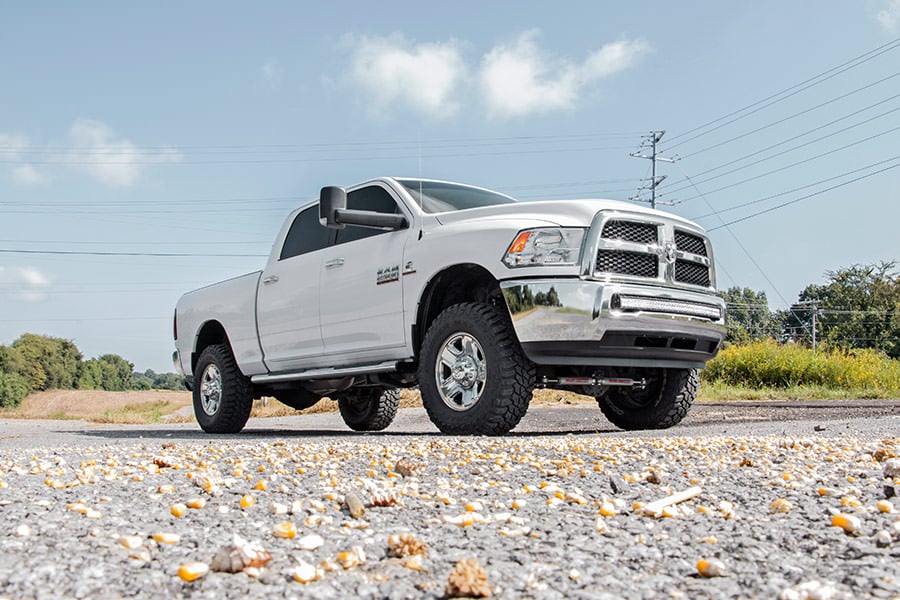 Rough Country Dodge/RAM 25/3500 40" Curved LED Bar Hidden Bumper Kit Black 70570B