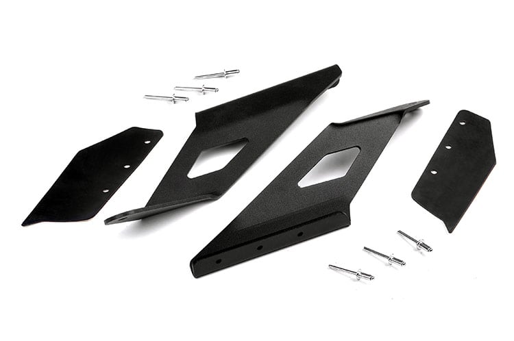 Rough Country GM 54" Curved LED Light Bar Upper Windshield Mounts 14-18 1500 PU 70514