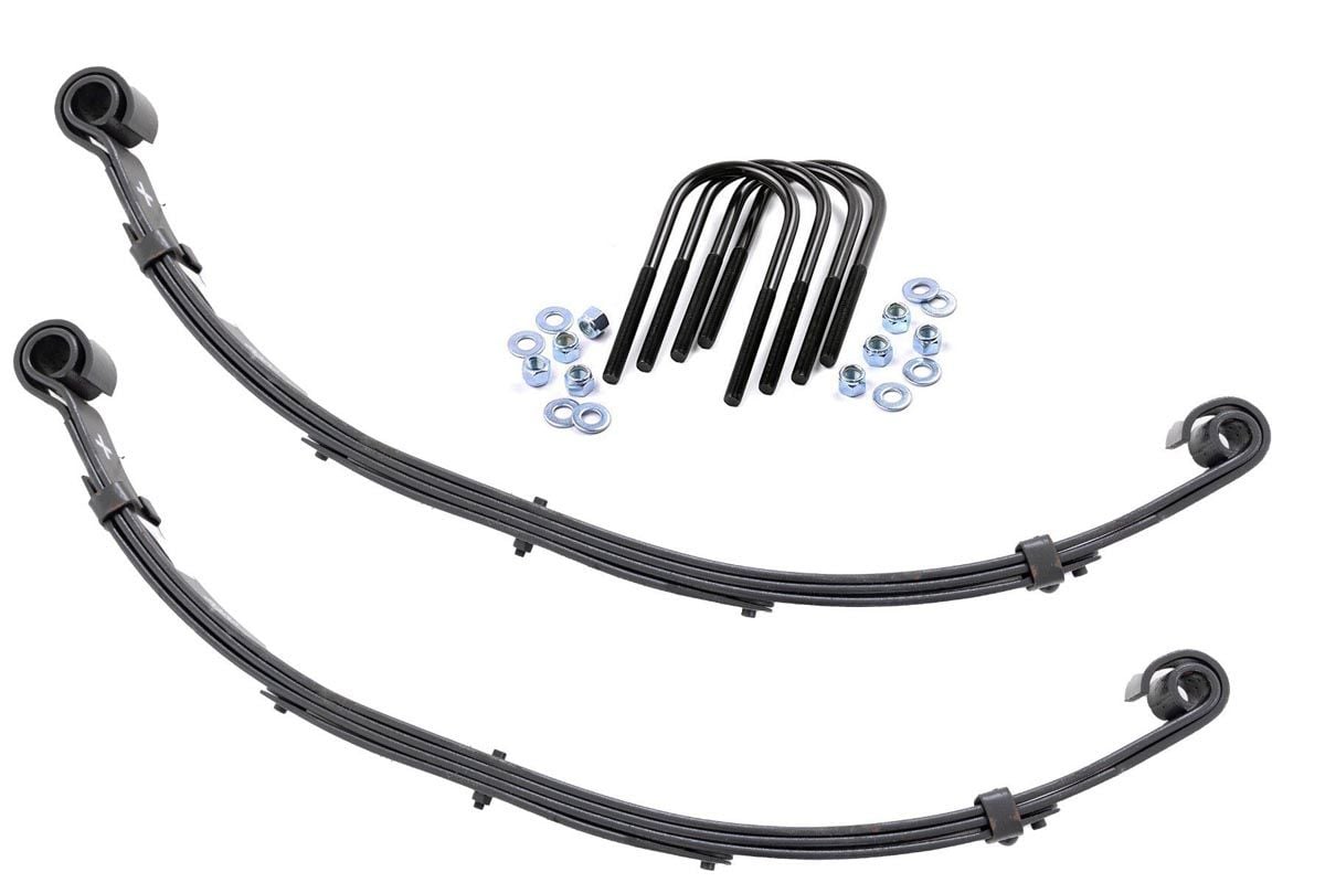 Rough Country Rear Leaf Springs 4" Lift Pair For Jeep CJ 7 4wd 1982-1986 8020Kit