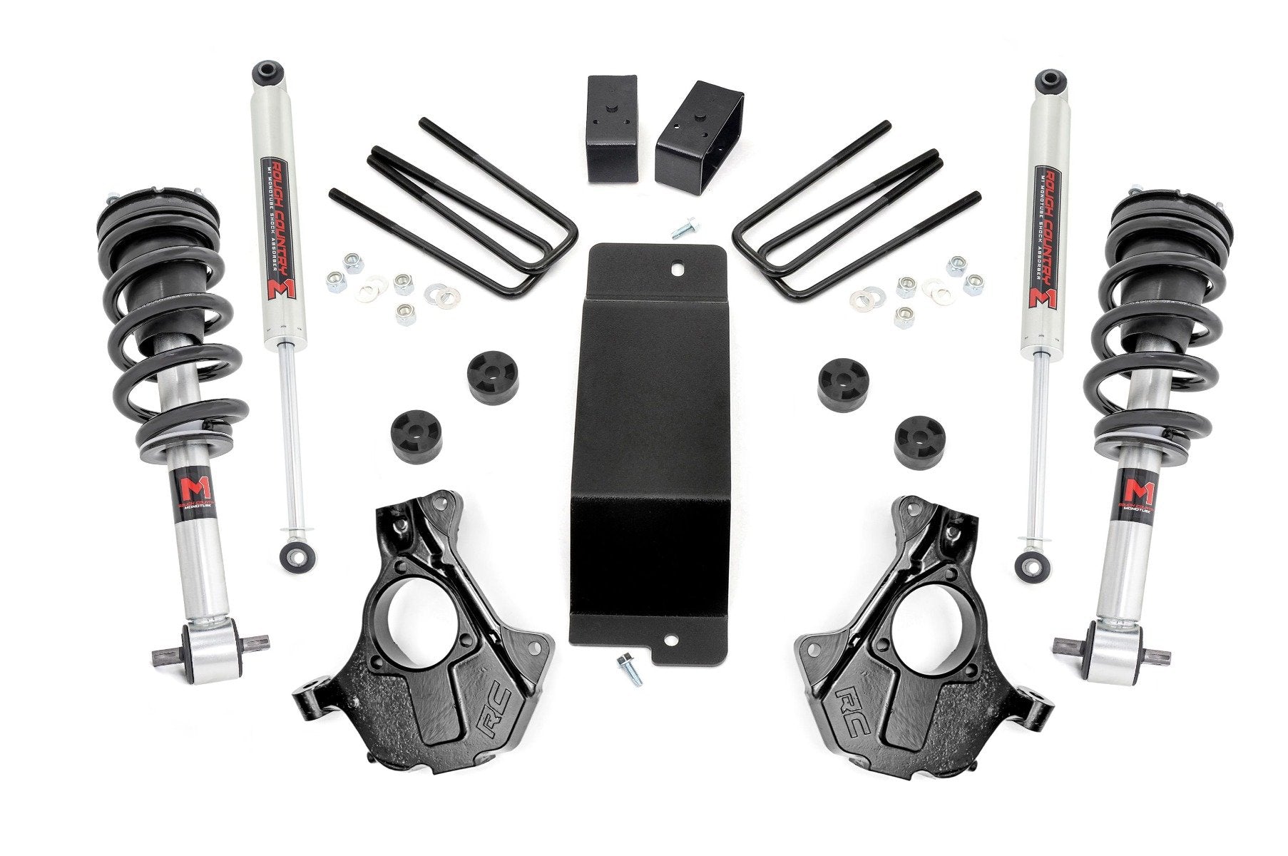 Rough Country 3.5" Lift Kit Cast Steel LCA FR M1 Chevy/GMC 1500 14-18 12440