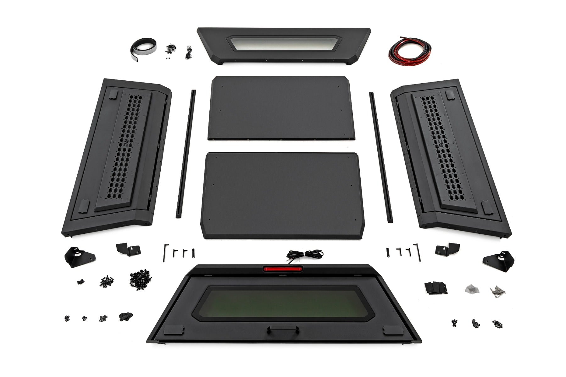 Rough Country Truck Bed Cap | Modular | 5'7" Bed | for Ford F-150 2021-2025 73400