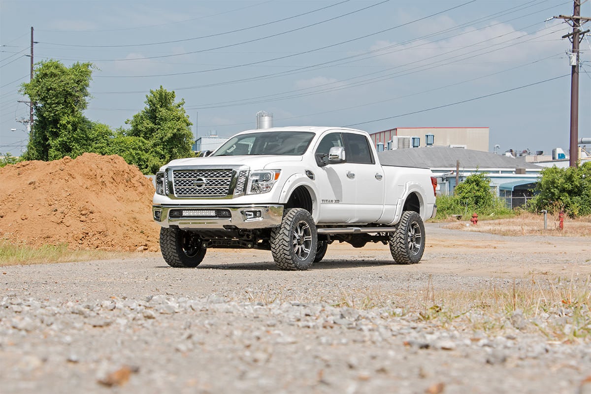 Rough Country 6in For Nissan Suspension Lift Kit 16-21 Titan XD 4wd 87730
