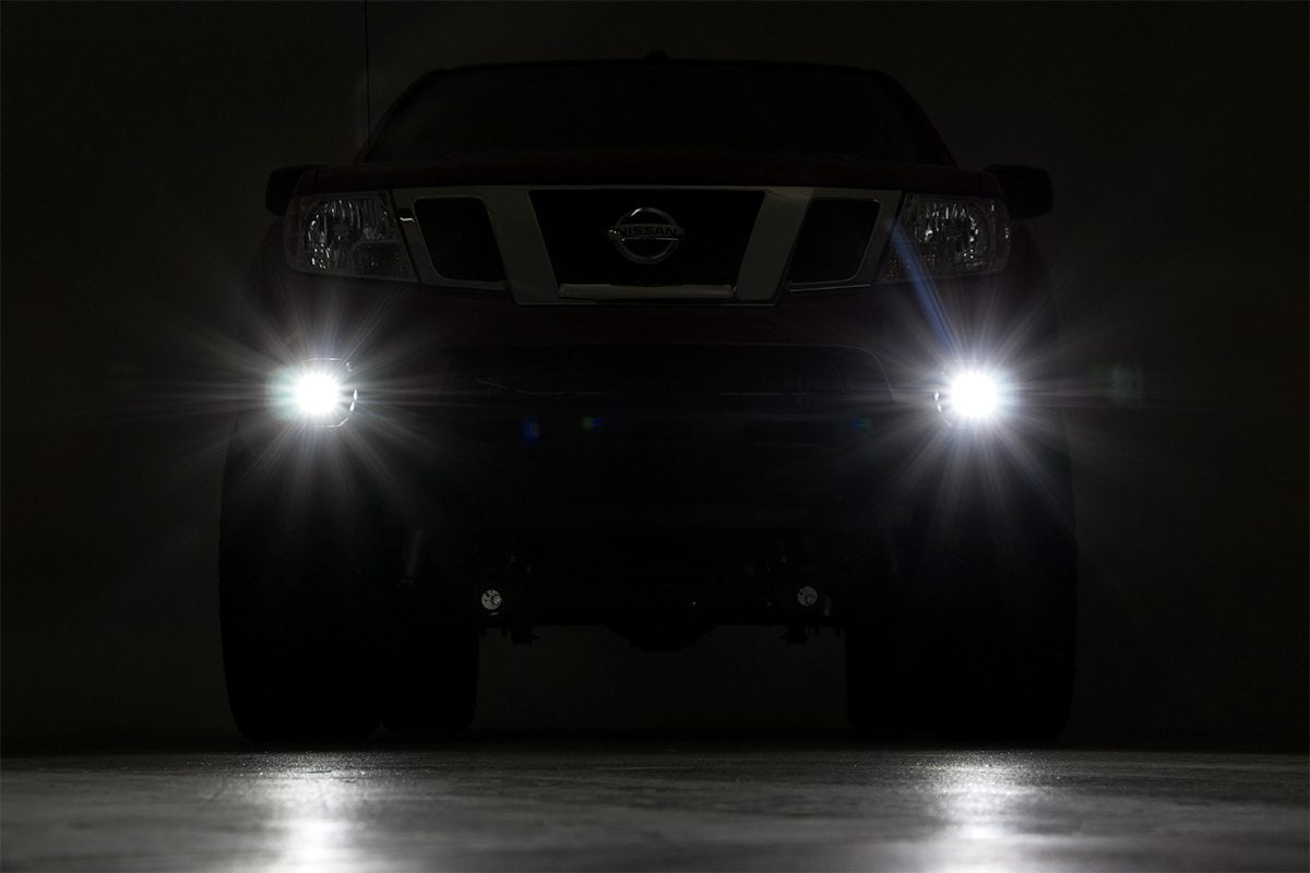 Rough Country Nissan LED Fog Light Kit Black Series 05-19 Frontier 71023