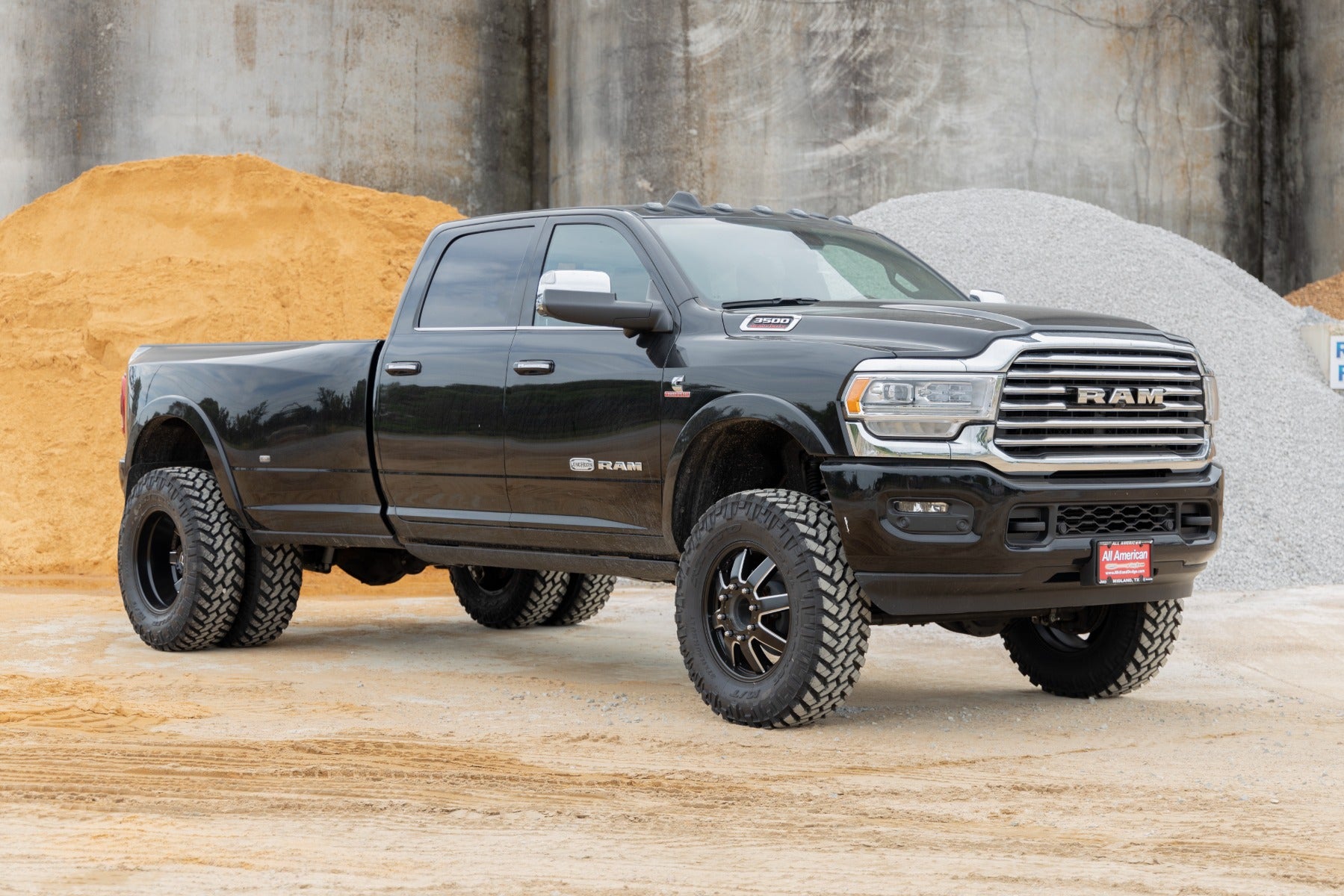 Rough Country 5" Lift Kit Diesel |AISIN V2 for Ram 3500 4WD 2019-2024 -2