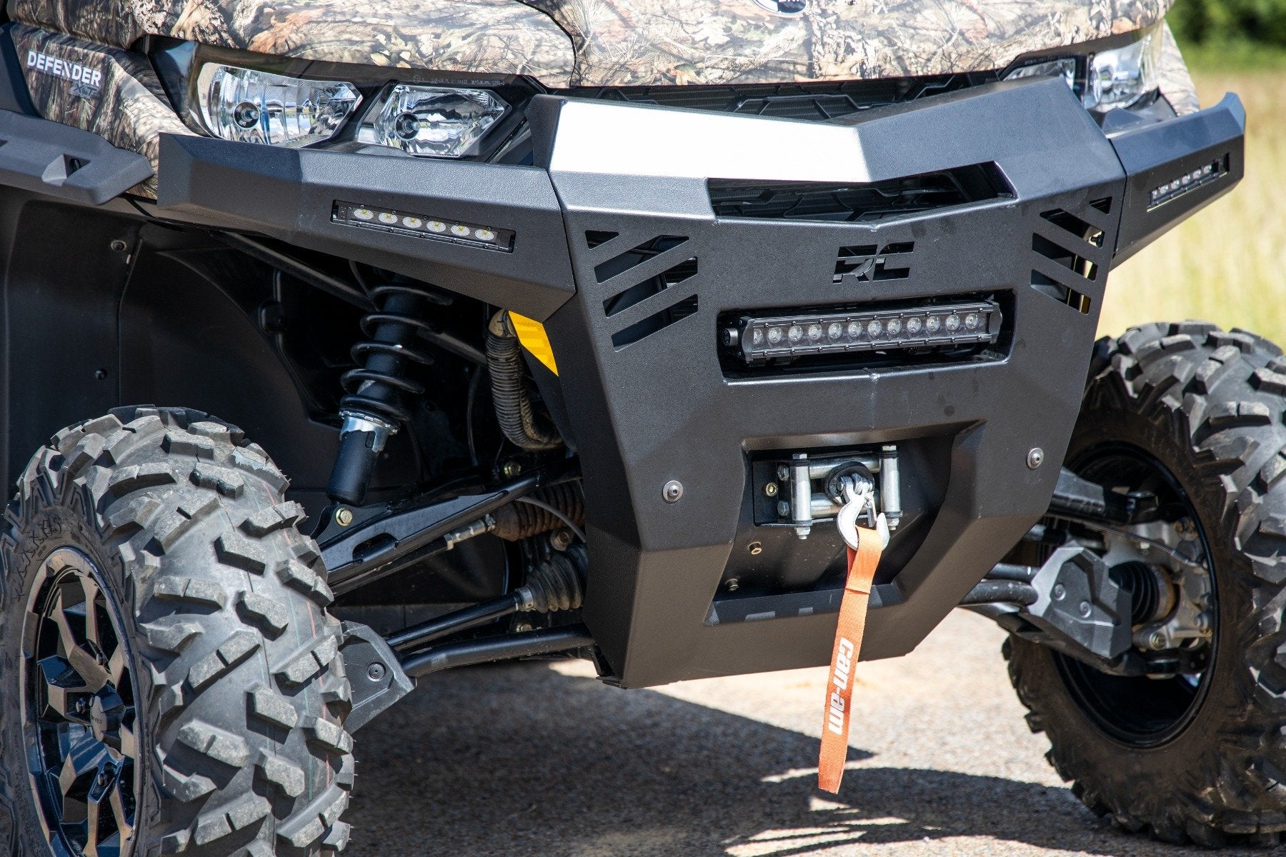 Rough Country LED Bumper Mount 12" and 6" Pair Combo Can-Am Defender 20-22 97069