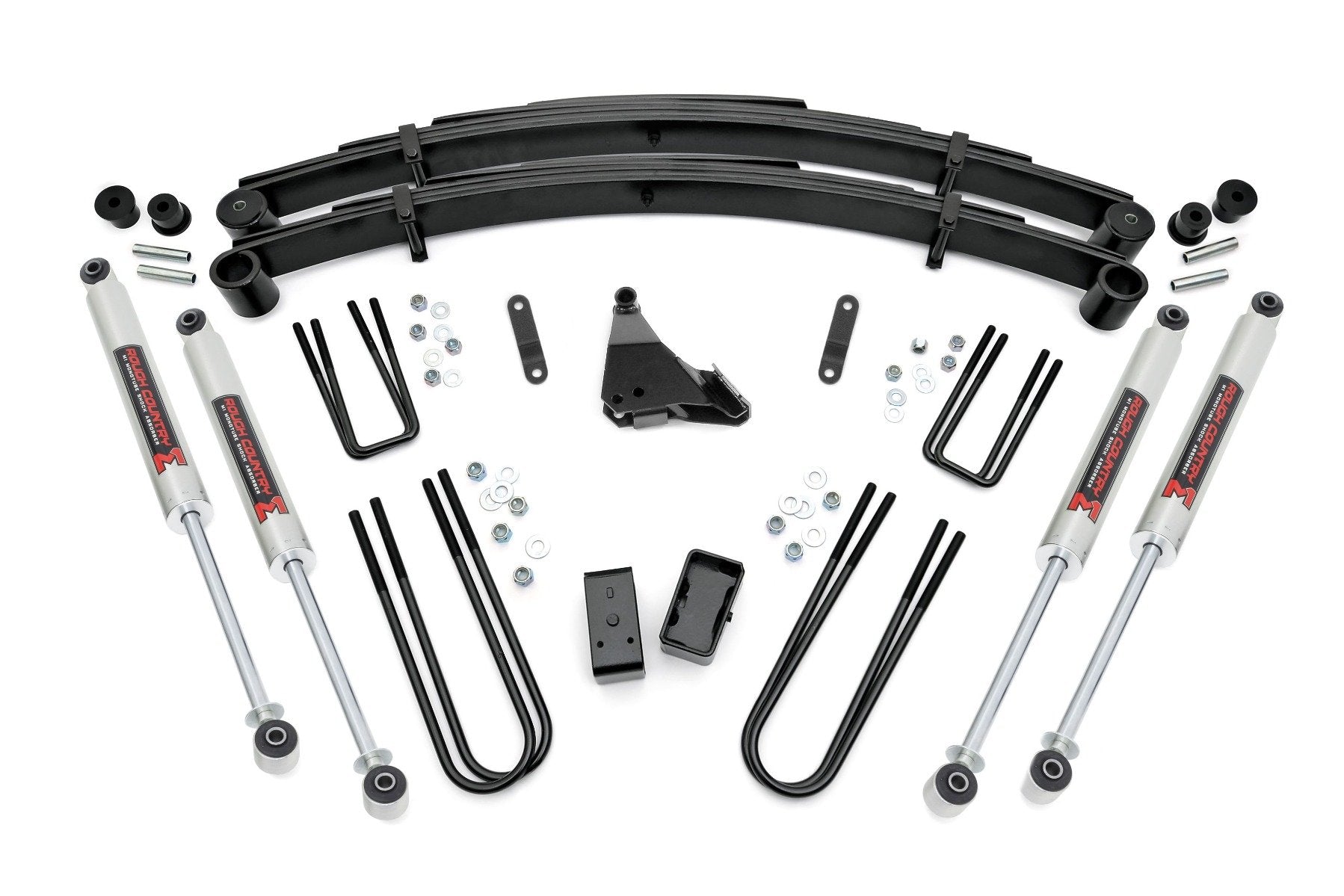 Rough Country 4 Inch Lift Kit Rear Blocks M1 For Ford SuperDuty 99-04 49540