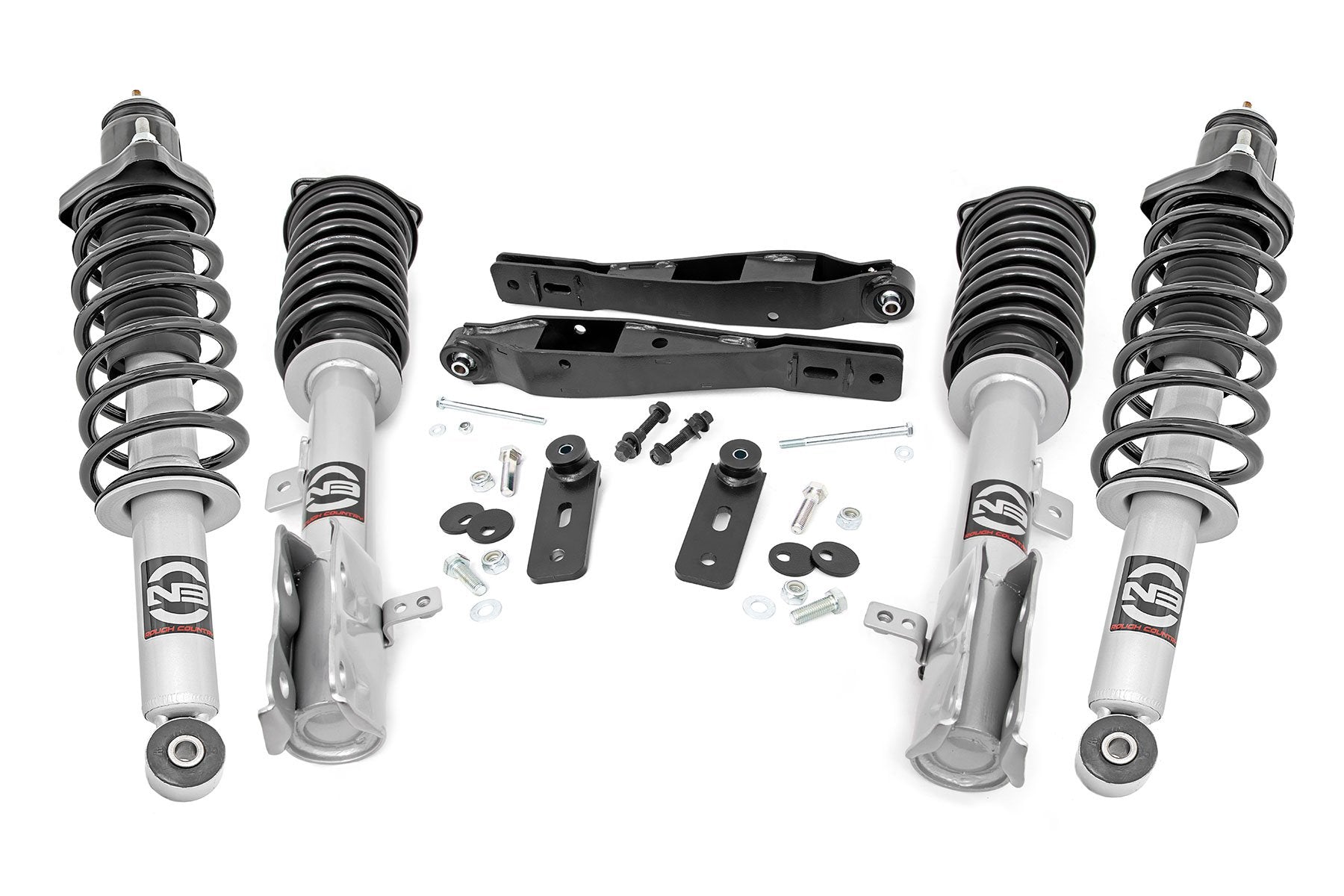 Rough Country 2" Lift Kit w/N3 Struts for Jeep Compass 07-16 Patriot 10-17 66532