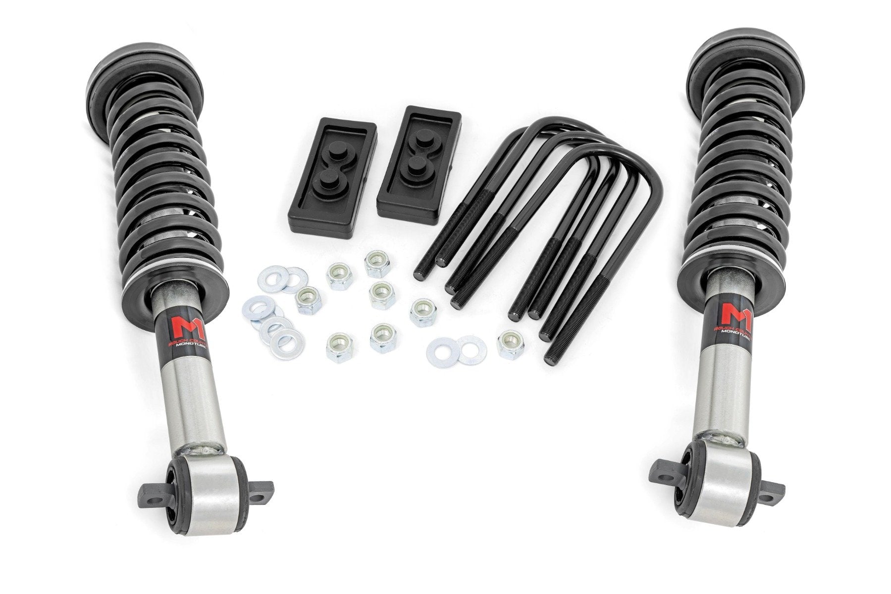 Rough Country 2.5" Lift Kit M1 Struts For Ford F-150 Tremor 4wd 2021-2022 510040