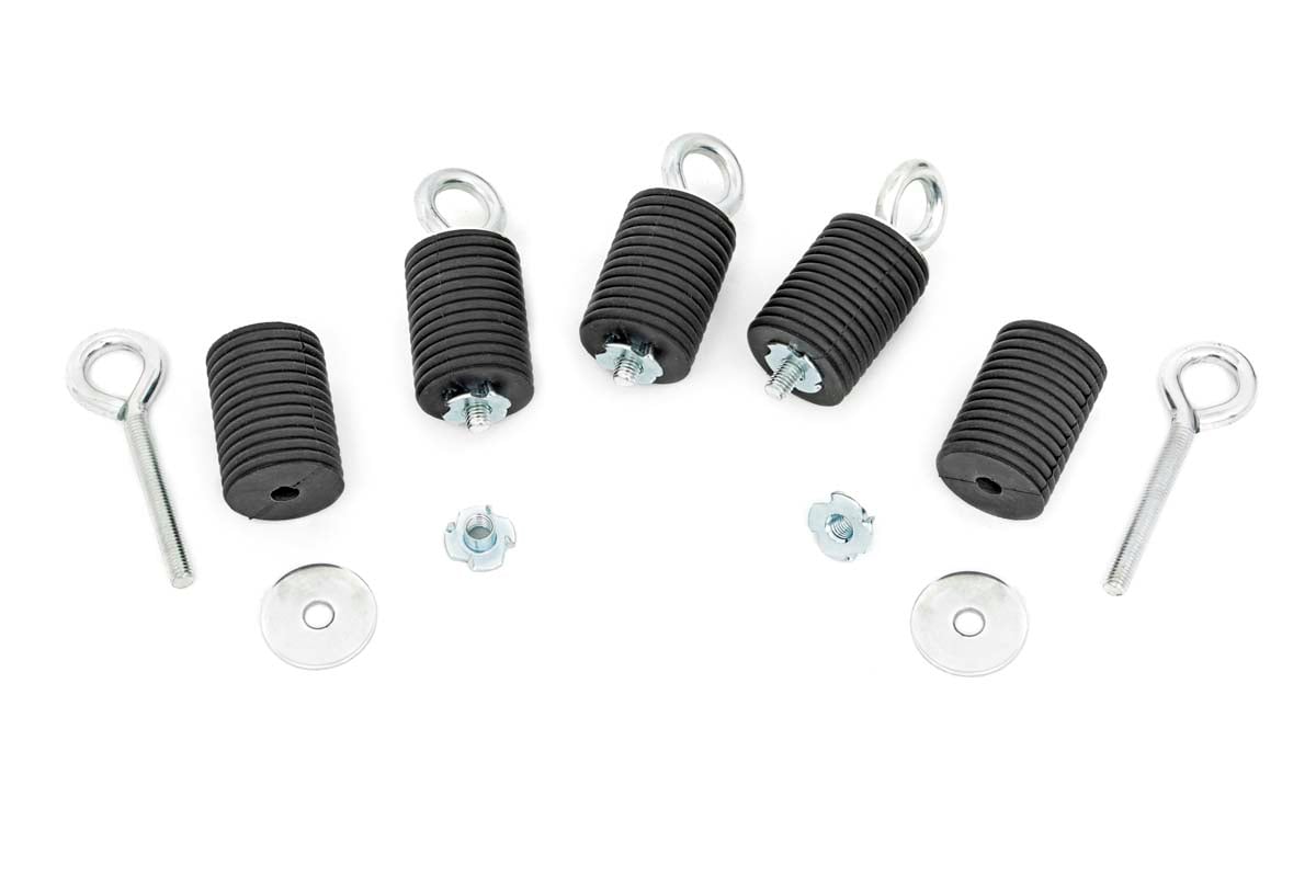 Rough Country Polaris Bed Tie-Down Kit 5pc 14-20 Ranger, 17-20 General 99010