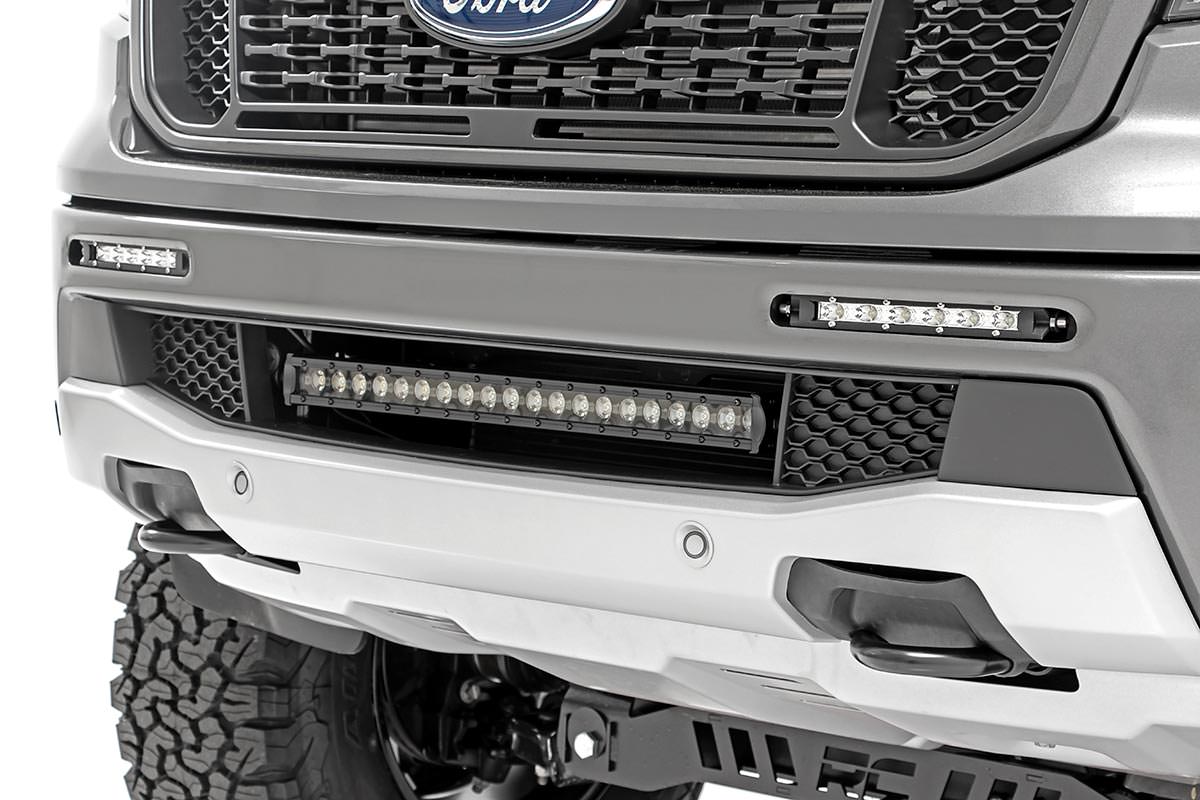 Rough Country Ford 20in LED Bumper Kit Black-Series 19-20 Ranger 70815