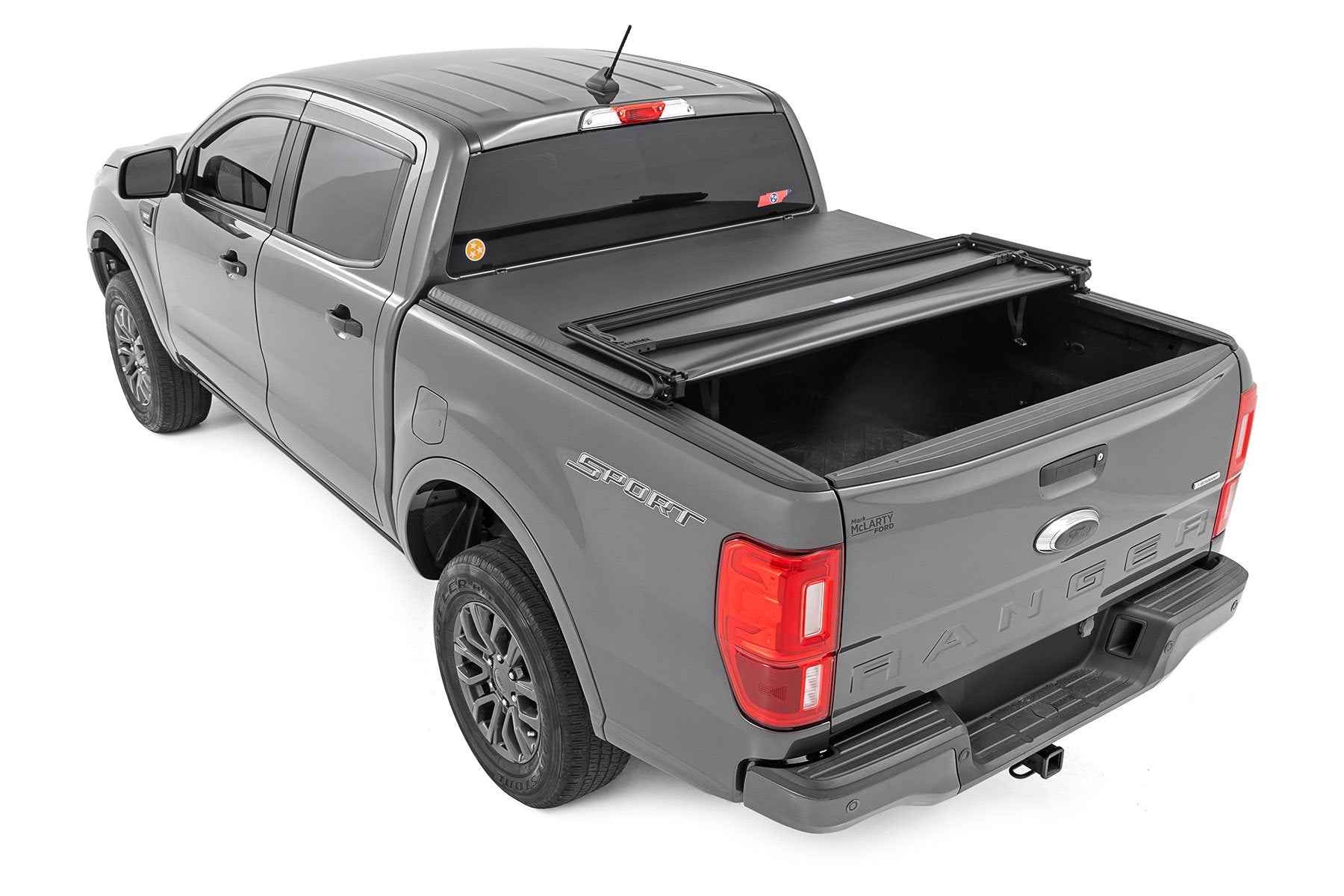 Rough Country Soft Tri-Fold Bed Cover | 5' Bed | for Ford Ranger 2019-2023 41219500A