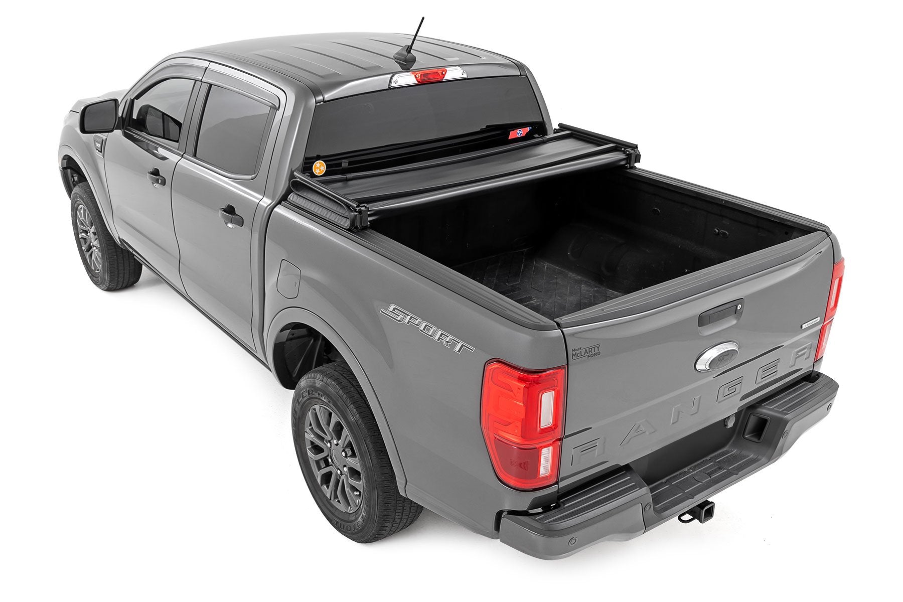 Rough Country Soft Tri-Fold Bed Cover | 5' Bed | for Ford Ranger 2019-2023 41219500A
