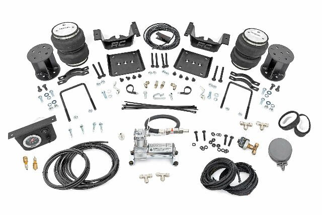 Rough Country Air Spring Kit w/ Compressor 5 Inch Lift Kit Chevy/GMC 1500 07-18 -1