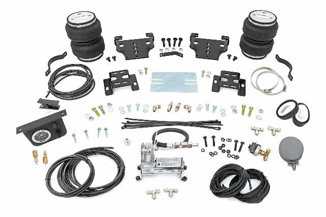 Rough Country Air Spring Kit w/compressor 0-6" Lift Chevy/GMC 2500HD 01-10 -1
