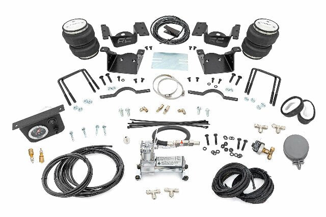 Rough Country Air Spring Kit w/ Compressor 0-7.5" Chevy/GMC 2500HD/3500HD 11-19 -1