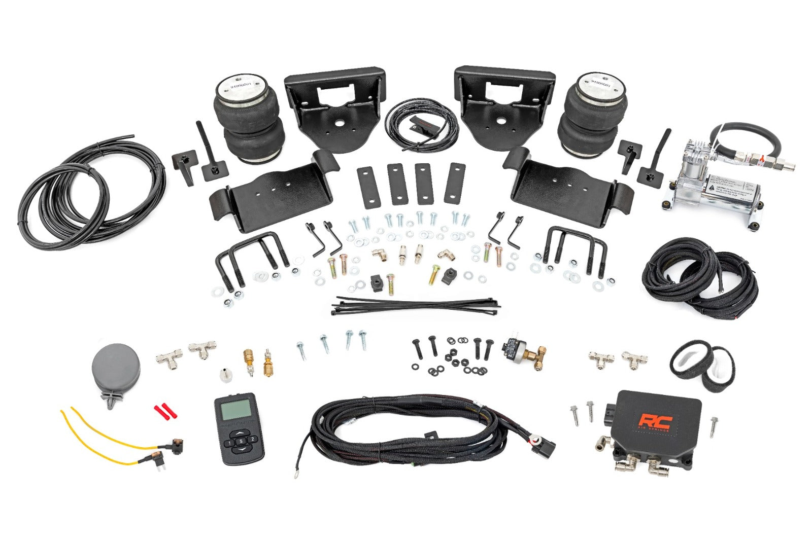 Rough Country Air Spring Kit w/Compressor 0-6" Lifts for Ford F-150 4WD 04-14 RC10008WC -4