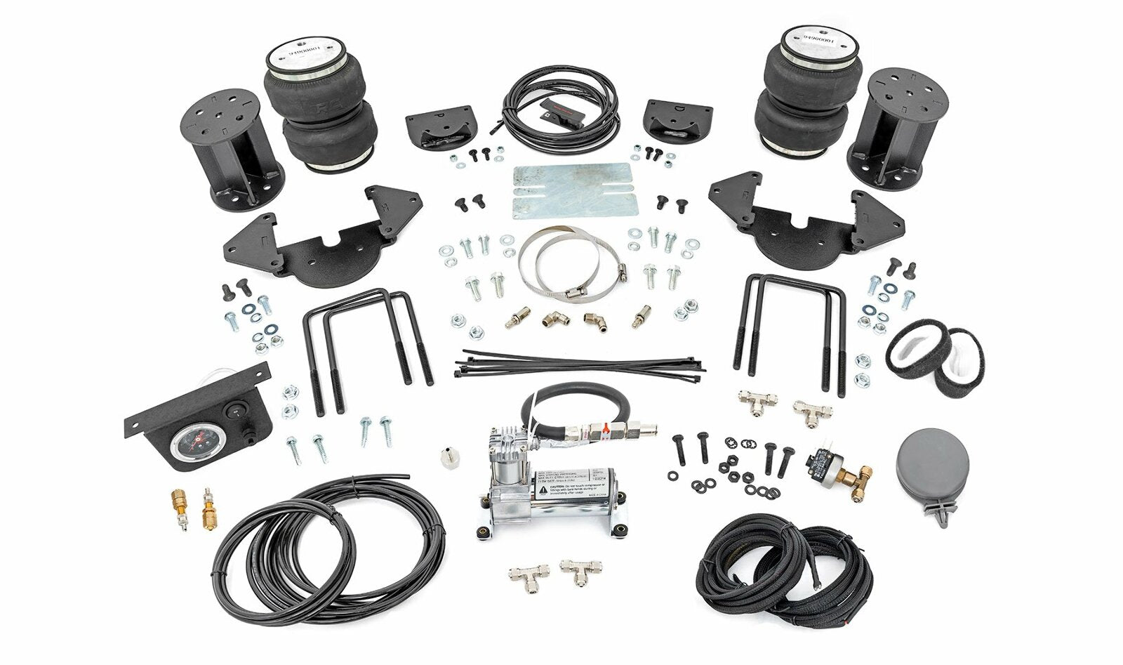 Rough Country 4-6 Inch Lift Kit Air Spring Kit w/Compressor Chevy/GMC 1500 19-22 -1