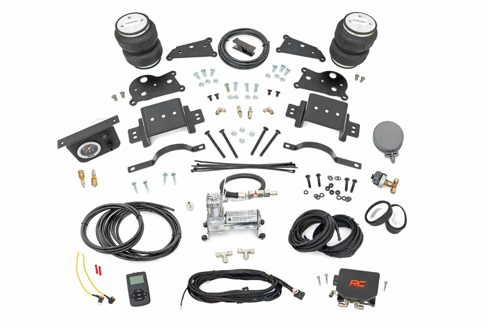 Rough Country Air Spring Spacer Kit Controller 5" Lift for Ram 2500/3500 14-22 -3