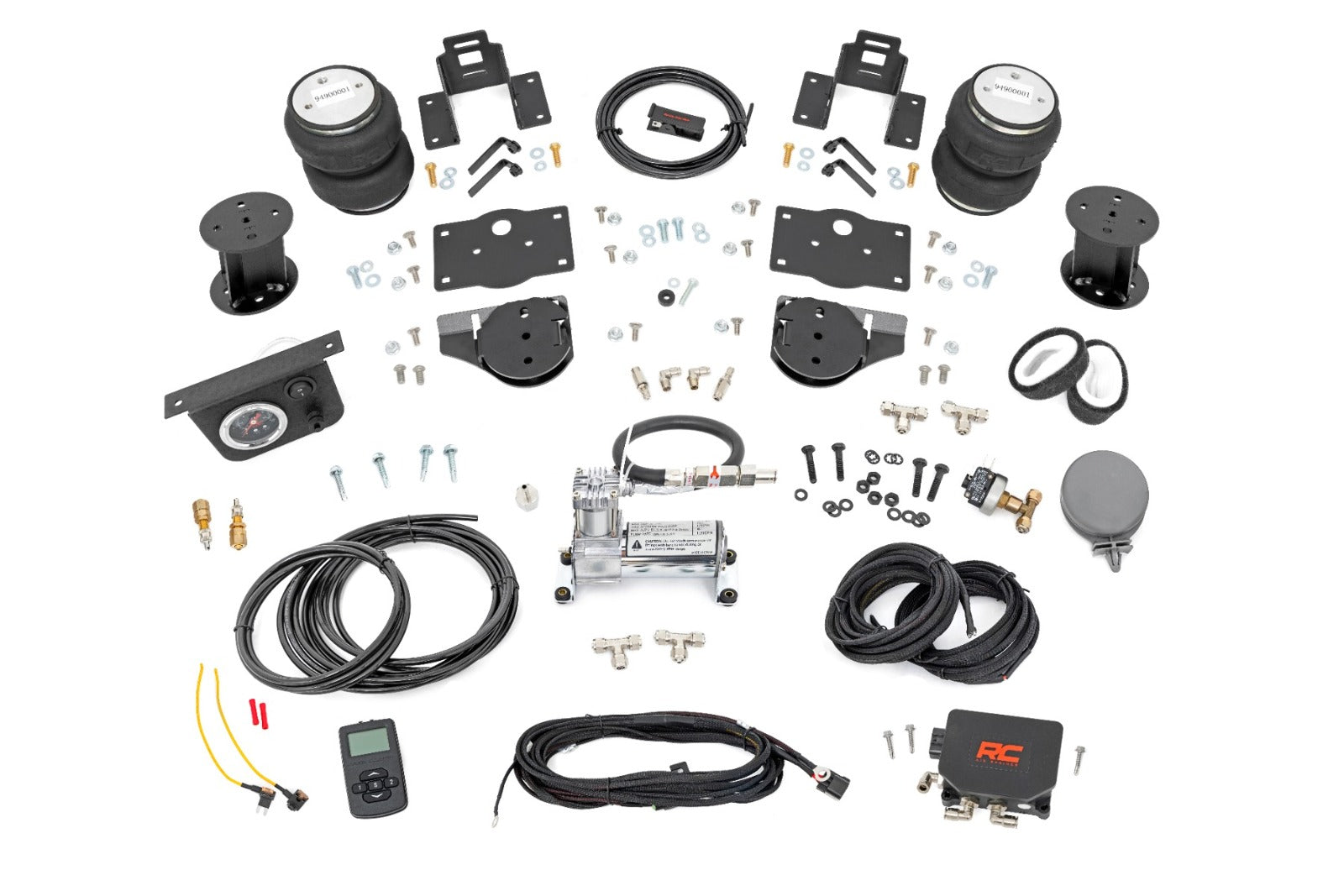 Rough Country Air Spring Kit w/Compressor 6" Lift Kit for Ram 1500 4WD 19-23 RC100356WC -6