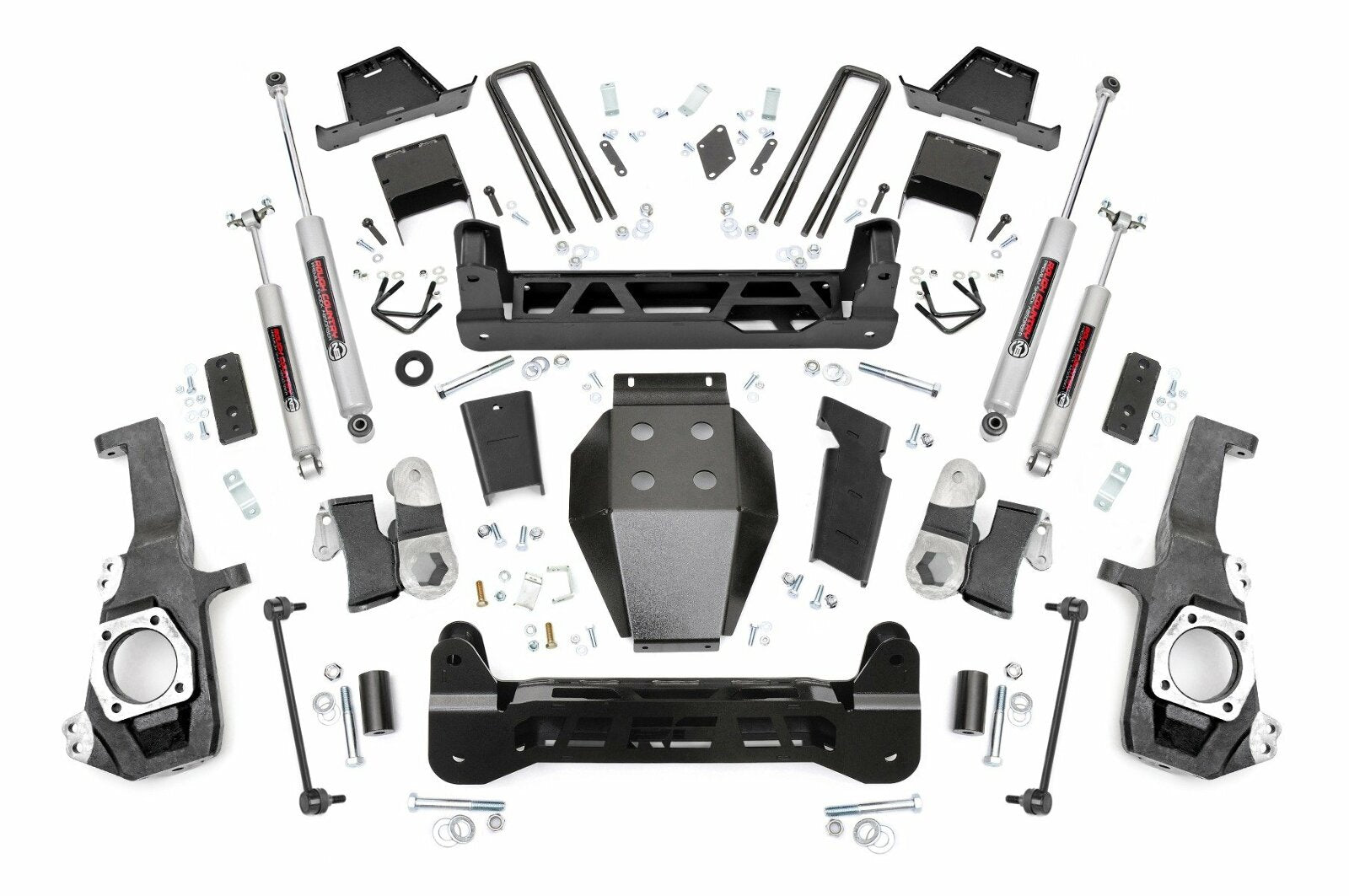 Rough Country Suspension Lift Kit 7 inch Chevy/GMC Silverado Sierra 2500HD NTD -1