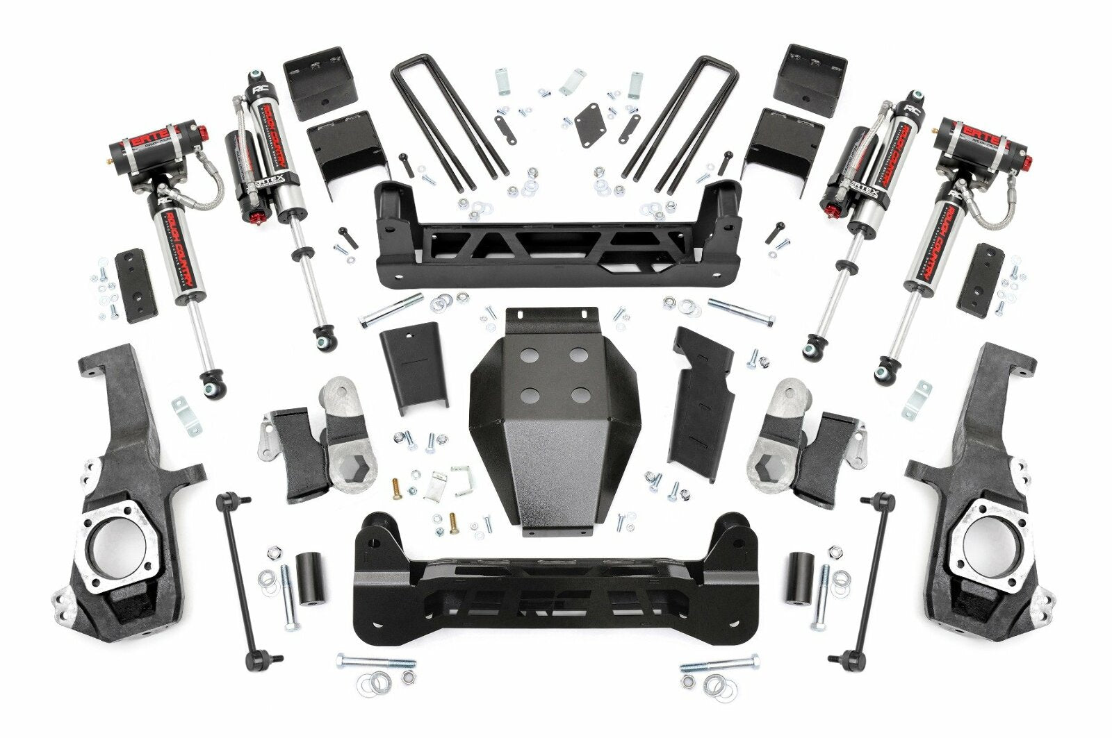Rough Country 5" GM NTD Suspension Lift Kit Vertex 2020 2500HD Silvarado -1