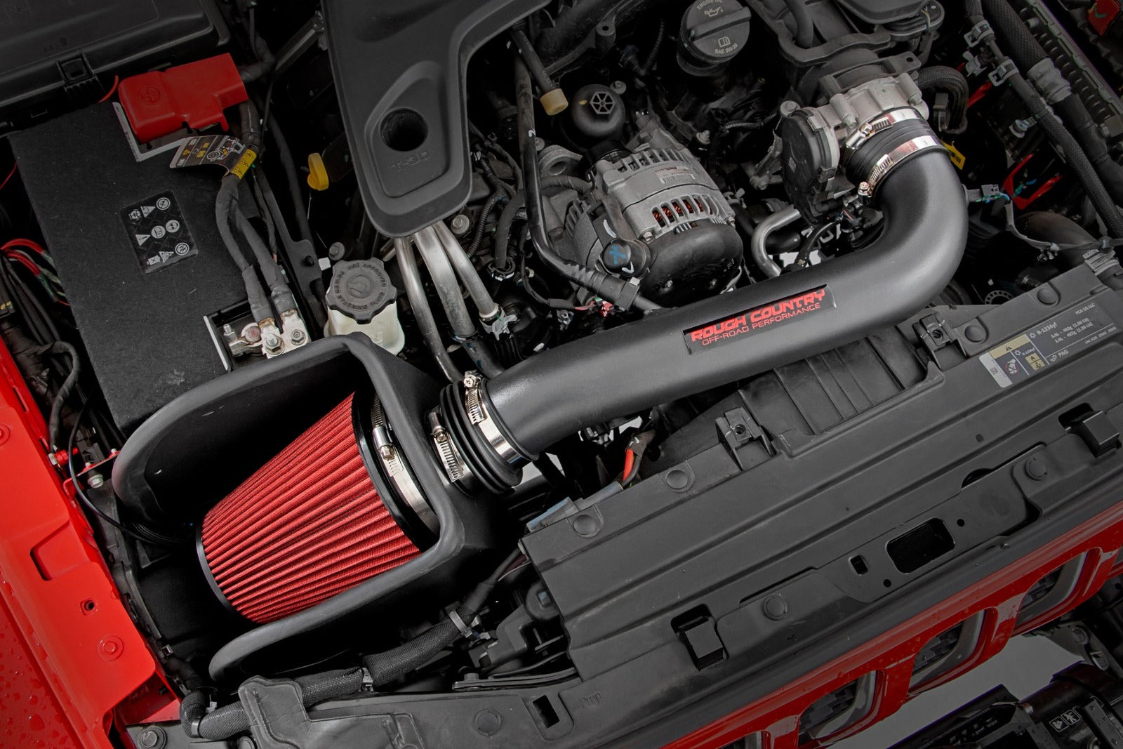 Rough Country Cold Air Intake w/o Pre-Filter fits 18-23Wrangler JL/Gladiator 10479