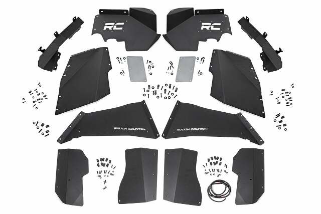 Jeep Front & Rear Inner Fenders Set 07-18 Wrangler JK -1