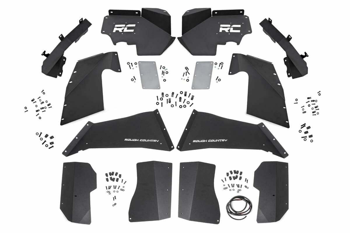 Front/Rear Inner Fenders Set Vertex Shocks 07-18 Wrangler JK