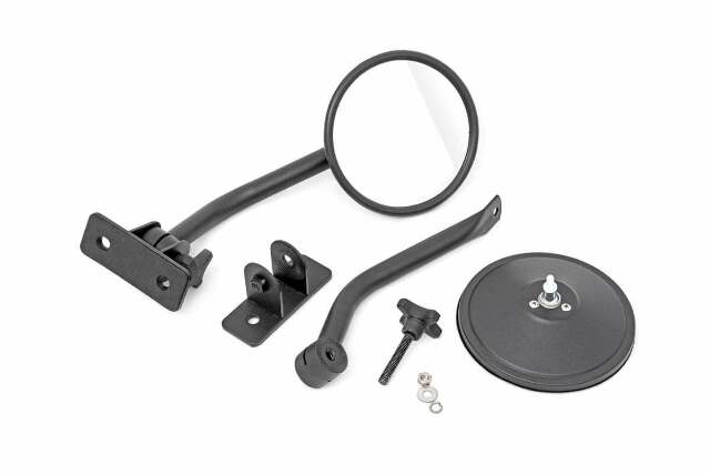 Round Trail Mirror Jeep Wrangler JK/JKU 07-18 -1