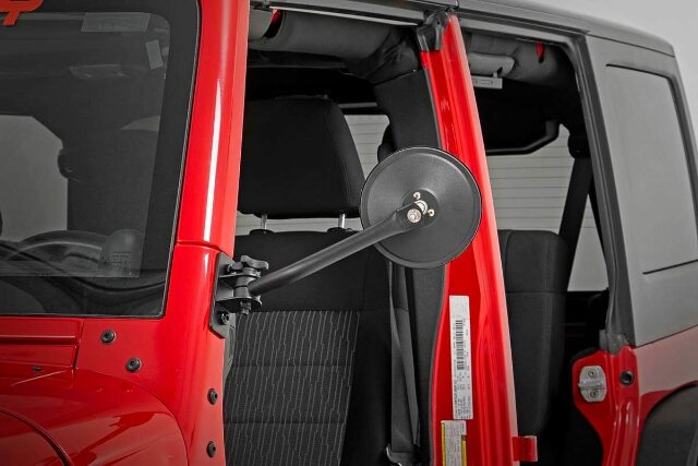 Round Trail Mirror Jeep Wrangler JK/JKU 07-18 10519A