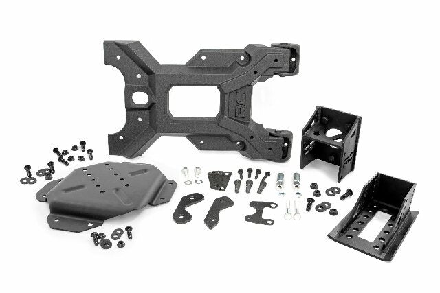 HD Hinged Spare Tire Carrier Kit 07-18 Jeep JK Wrangler -1