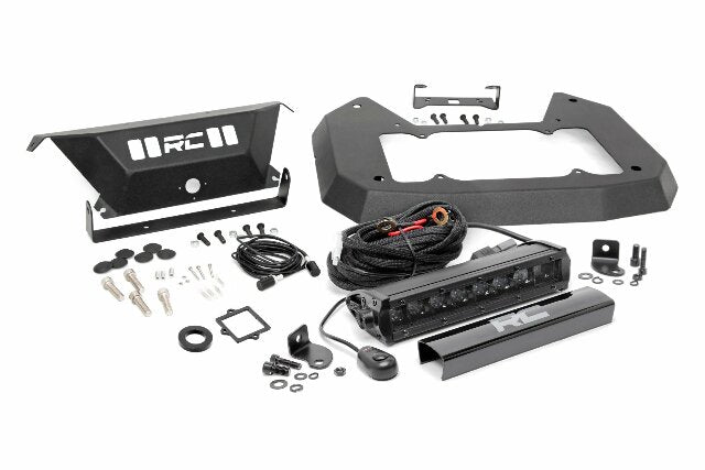 Jeep Spare Tire Delete Kit w/8in Black Series LED 18-20 JL -1