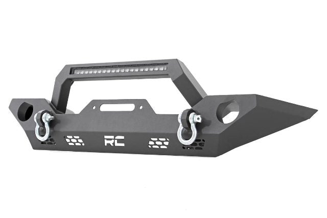 Jeep Full Width Front LED Winch HD Bumper JK, JL, Gladiator JT 10596