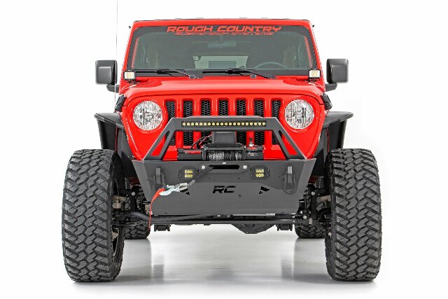 Jeep Stubby Front Trail Bumper JK, JL, Gladiator JT -1