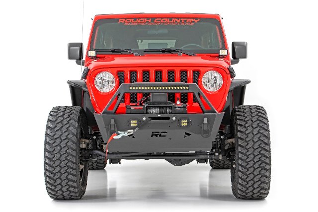 Jeep Stubby Front Trail Bumper JK, JL, Gladiator JT -2