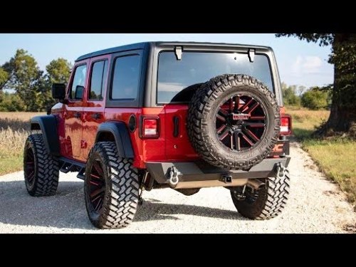 Jeep Rear Trail Bumper w/Tire Carrier 18-20 Wrangler JL -2