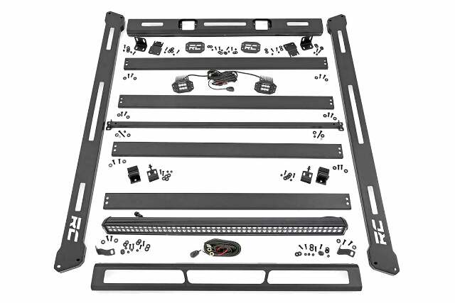 Jeep Roof Rack System w/Black-Series LED Lights 07-18 JK -1