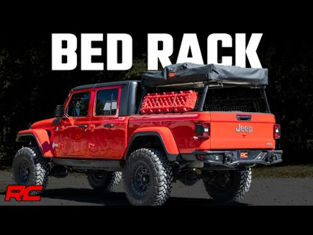 Overlanding Aluminum Bed Rack Jeep Gladiator 20-23