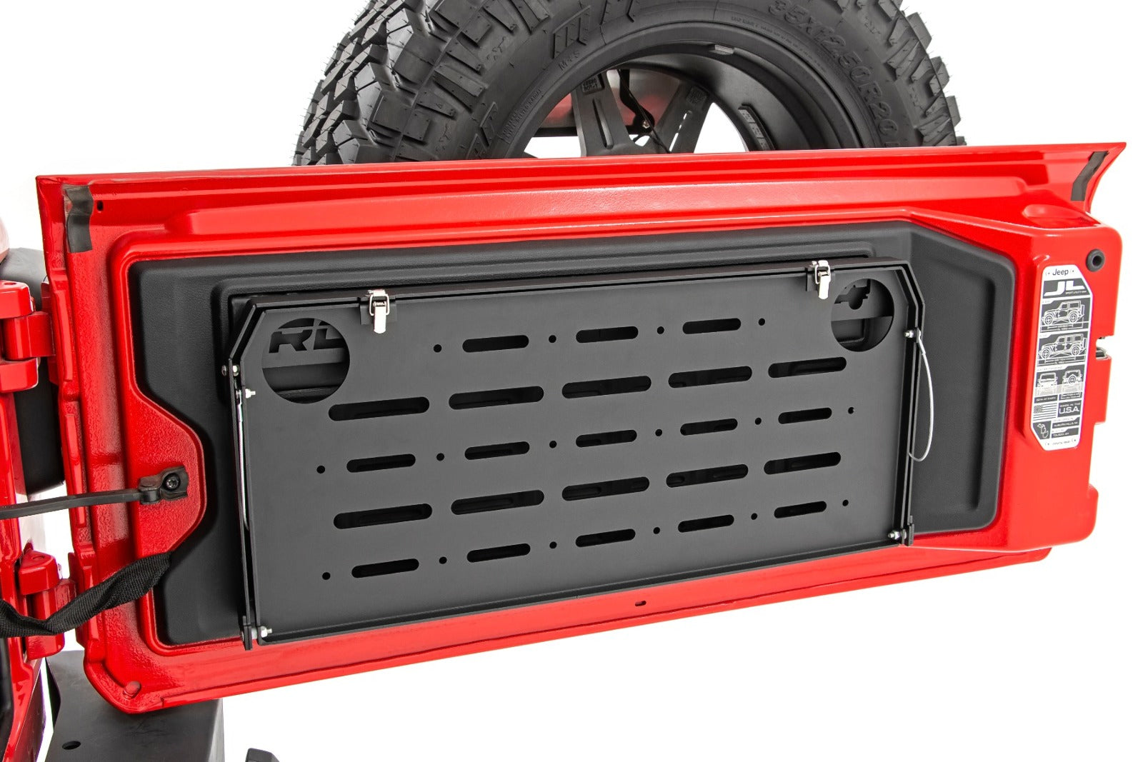 Rough Country Folding Tailgate Table fits Jeep Wrangler JL / JLU 18-20 10625
