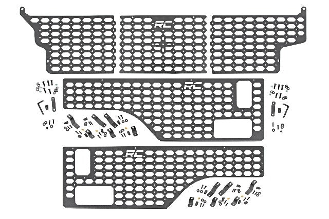 Molle Panel Bed Mounting System Jeep 20-23 Gladiator Combo Kit -1