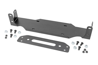 Winch Mounting Plate Modular OE Bumper Wrangler JL 4WD 18-23