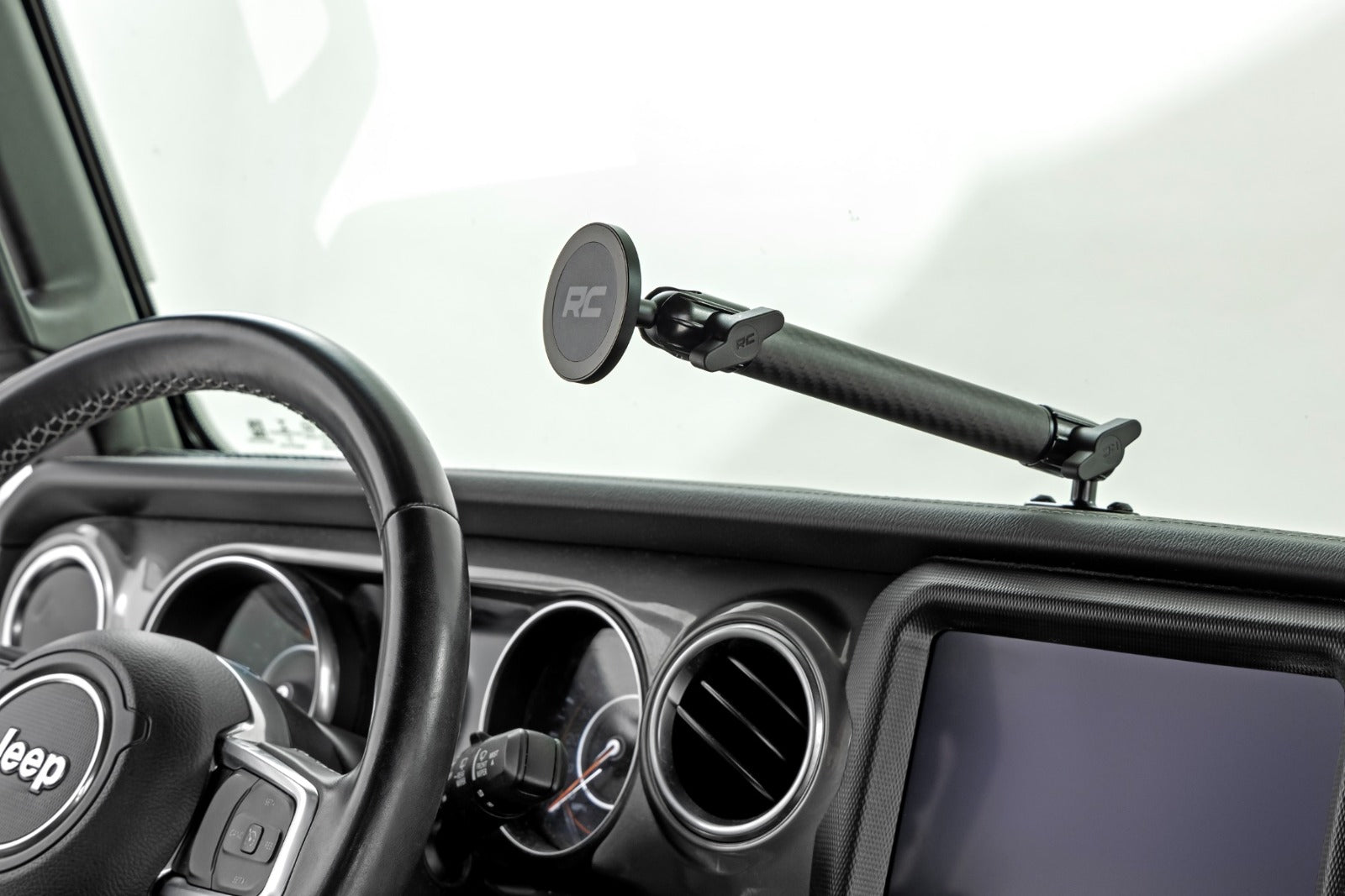 Dash Mount | 10" Mount Kit | for Jeep Gladiator JT/Wrangler JL 4WD 2018-2024 -4