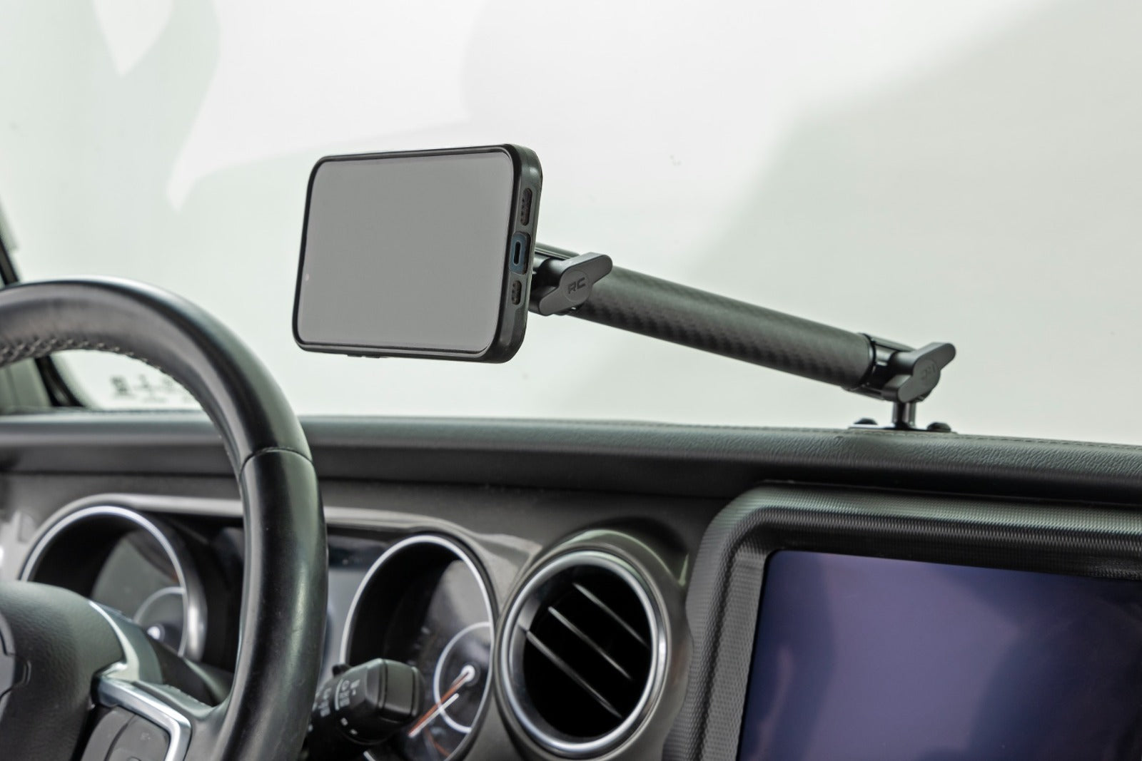 Dash Mount | 10" Mount Kit | for Jeep Gladiator JT/Wrangler JL 4WD 2018-2024 -1