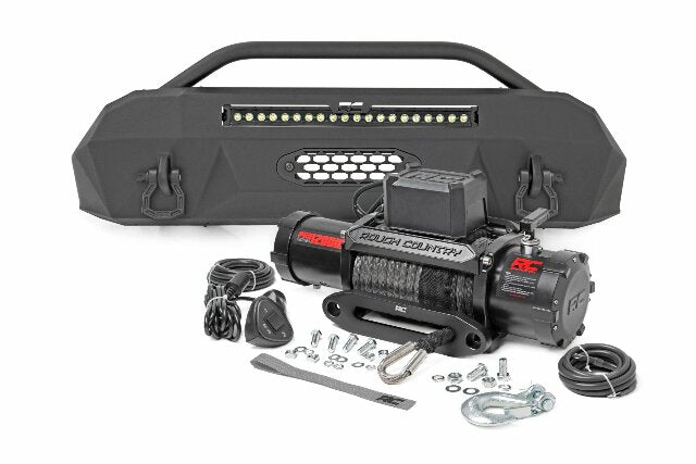 Front Bumper Hybrid 20" Blk DRL LED Toyota Tacoma 4WD 16-23 -1