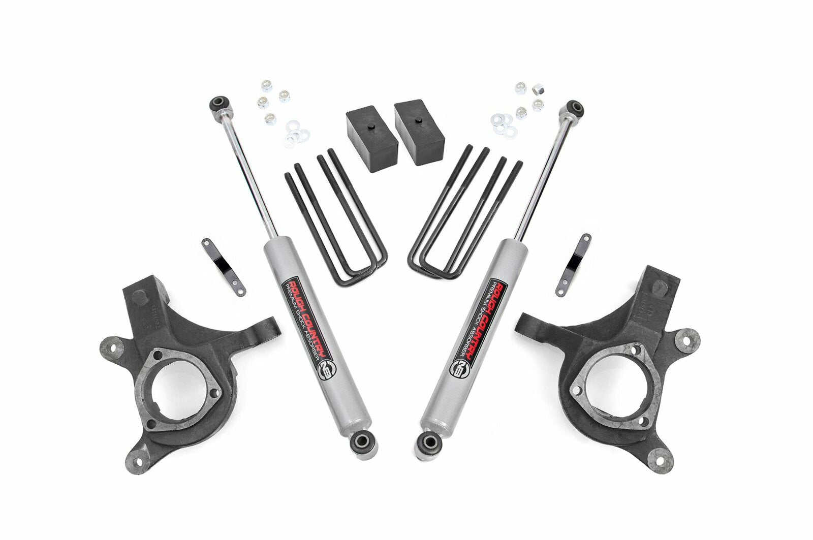 Rough Country 3in GM Suspension Lift Kit 07-13 1500 PU 2WD -1